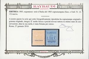 SEGNATASSE 1903 - 50 e 100 lire ... 