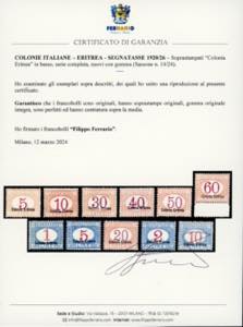 SEGNATASSE 1920/26 - Soprastampati ... 