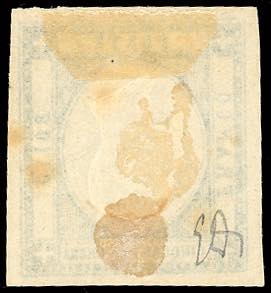 1861 - 50 grana, prova in nero ... 