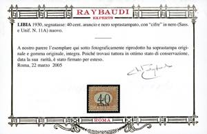 SEGNATASSE 1930 - 40 cent. arancio ... 