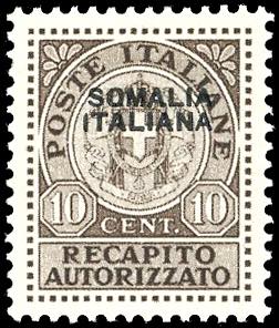 RECAPITO AUTORIZZATO 1939 - 10 cent. ... 