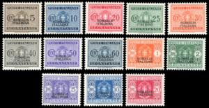 SEGNATASSE 1934 - Soprastampati, serie ... 