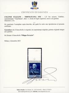 1926 - 1,25 lire, Giubileo, dent. ... 