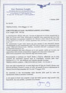 POSTA AEREA 1934 - Circuito delle ... 