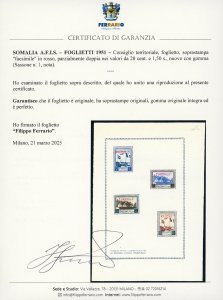 SOMALIA A.F.I.S. FOGLIETTI 1951 - ... 