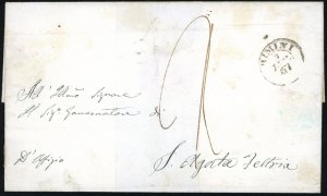 1857 - 1 baj verde grigiastro (2), ... 