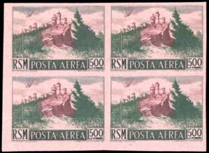 1950 - 500 lire Vedute (91), prova di ... 