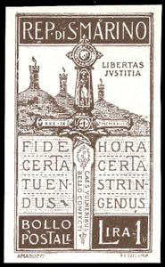 1923 - 1 lira Pro Volontari caduti o ... 