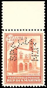 1932 - 2,75 lire arancio Palazzetto della ... 