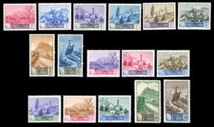 1949/50 - Paesaggi, serie completa ... 