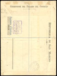 INTERI POSTALI 1894 - 5 lire ... 
