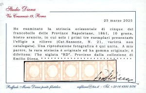 1861 - 10 grana bistro arancio ... 