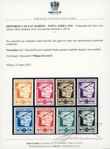 1943 - Ventennale dei Fasci, serie ... 