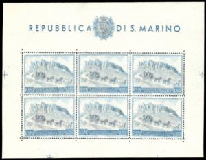 1949/51 - UPU, giro completo di ... 