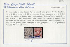 1924 - Soprastampati, serie ... 