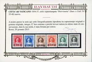 1934/37 - Provvisoria, serie ... 