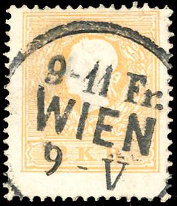 AUSTRIA 1859 - 2 k. arancio scuro, II tipo ... 