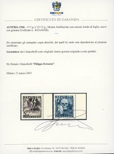 AUSTRIA 1946 - Mostra ... 