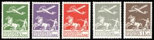 DANIMARCA POSTA AEREA 1925/29 - Serie ... 