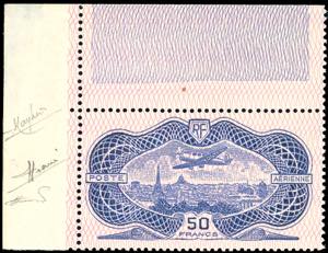FRANCIA POSTA AEREA 1936 - 50 f. Burelè ... 
