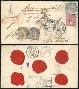 GERMANIA STATI DEL NORD 1869 - 1/2 g., 5 g. ... 