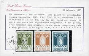 GROENLANDIA PACCHI POSTALI 1905 - ... 