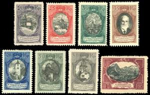 LIECHTENSTEIN 1921 - Vedute o Principe ... 