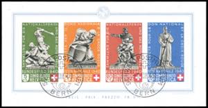 SVIZZERA FOGLIETTI 1940 - Pro Patria ... 