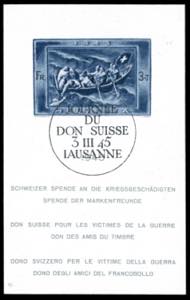 SVIZZERA FOGLIETTI 1945 - Dono Svizzero ... 