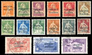 SVIZZERA SERVIZIO 1922 - Soprastampati ... 