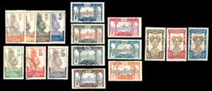 GABON-COLONIE FRANCESI 1910 - Serie completa ... 