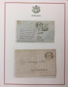 TOSCANA 1809/1861 - Lotto di nove ... 