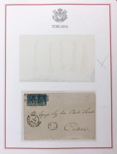 TOSCANA 1809/1861 - Lotto di nove ... 