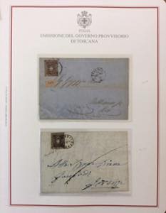 TOSCANA 1809/1861 - Lotto di nove ... 