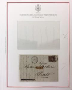 TOSCANA 1809/1861 - Lotto di nove ... 