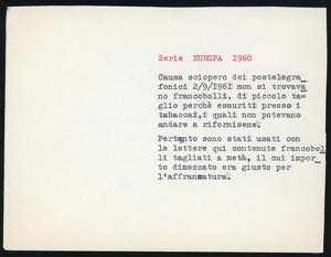 REPUBBLICA ITALIANA 1960 - Cinque ... 