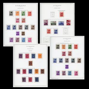 LUBIANA 1941 - Bellinsieme di serie ... 