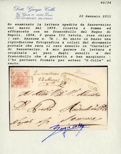 SAN SEVERINO, ovale + annullato ... 