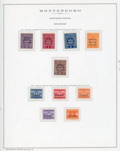 MONTENEGRO 1941/1942 - Insieme di ... 