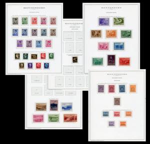 MONTENEGRO 1941/1942 - Insieme di serie ... 