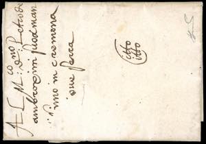 1535 - Lettera da Piacenza 1/4/1535 a ... 