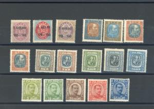 ISLANDA 1902/1934 - Lotto di ... 