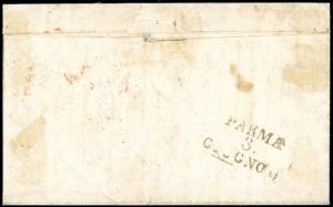 1852 - 15 cent. rosa (3), bordo di ... 