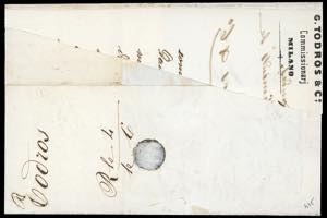 1858 - 10 cent. nero, 15 cent. ... 