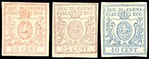 1857/1859 - Terza emissione, serie completa ... 