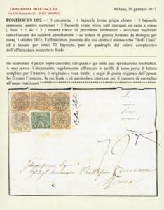 1853 - 2 baj verde oliva, 3 baj ... 