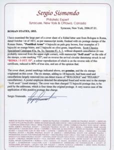 1853 - 2 baj verde oliva, 3 baj ... 