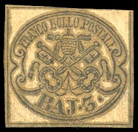 1854 - 3 baj bistro arancio, inchiostro ... 