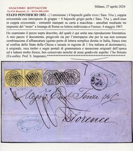 1867 - 4 baj giallo vivo, coppia ... 