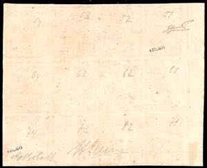 1852 - 5 baj rosa chiaro, stampa ... 